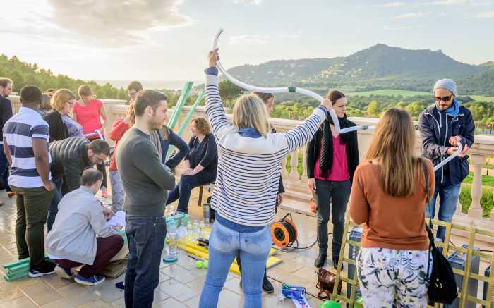 Teambuilding Kettenreaktion