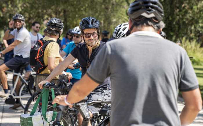 Umweltfreundliche Fahrradtour